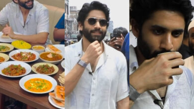 Naga Chaitanya enjoys Hyderabad's iconic food at Charminar 