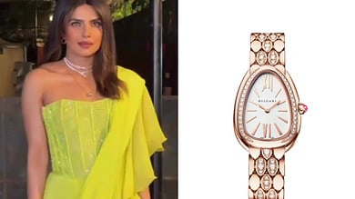 Priyanka Chopra sports diamonds studded Bulgari watch worth Rs…