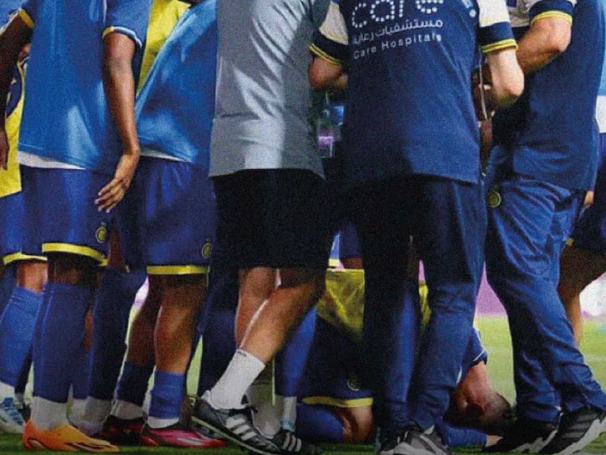 Ronaldo 'prostrates' after scoring for Saudi club Al-Nassr