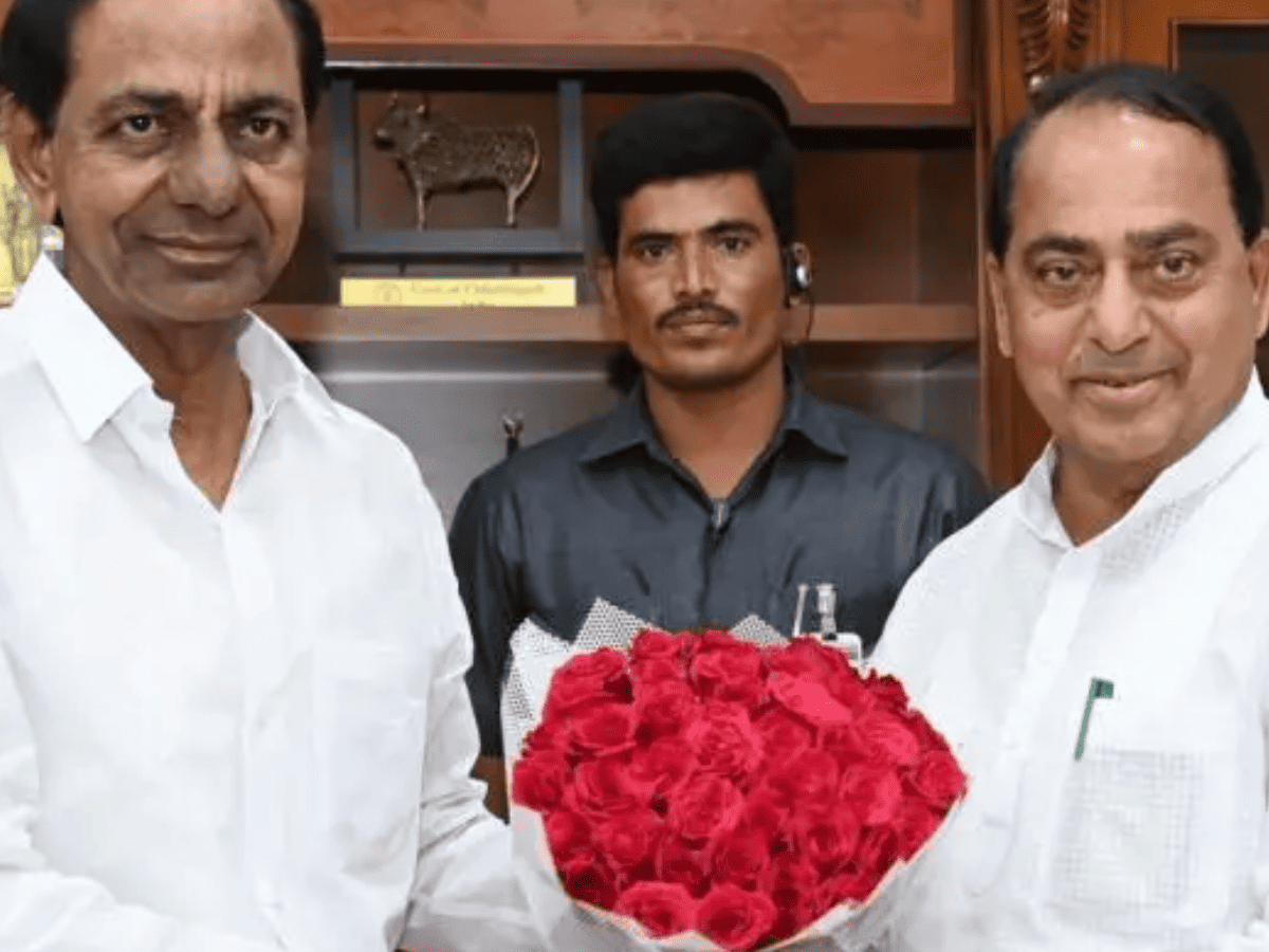 Former minister A Indrakaran Reddy sent his resignation letter to BRS chief K Chandrasekhar Rao on Wednesday.