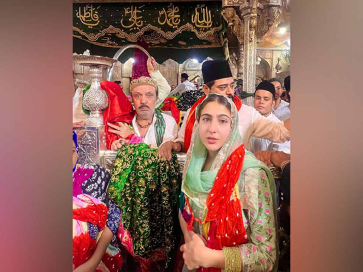 Sara Ali Khan offers prayers at Ajmer Sharif Dargah