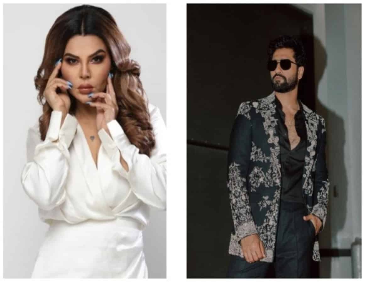 IIFA: Vicky Kaushal almost tripped as he dances with Rakhi Sawant to 'Sheila Ki Jawani'