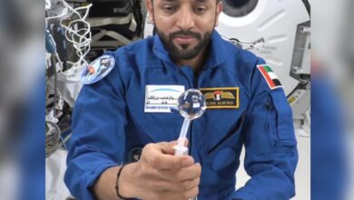 Watch: UAE astronaut Sultan Al Neyadi shows how water looks in space