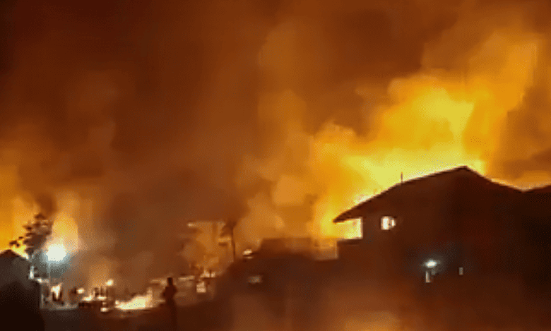 Intermittent firing in Manipur on Tuesday night