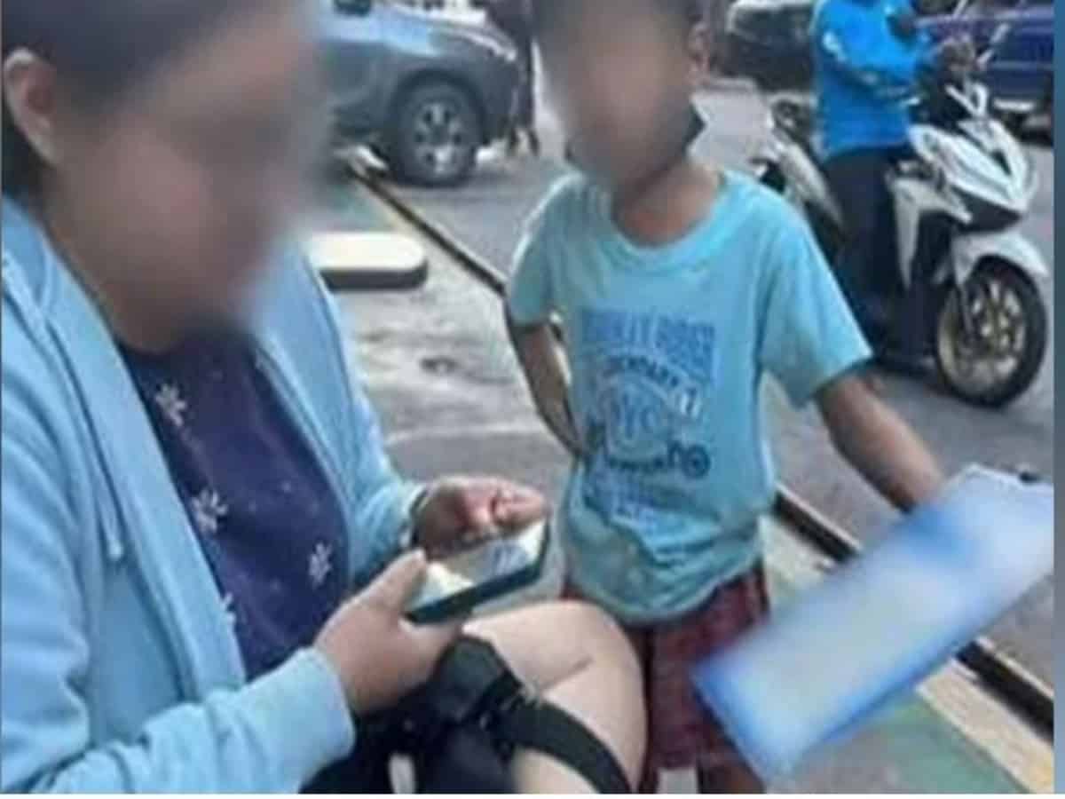 Philippine authorities warn of syndicate crime behind child beggars using QR code