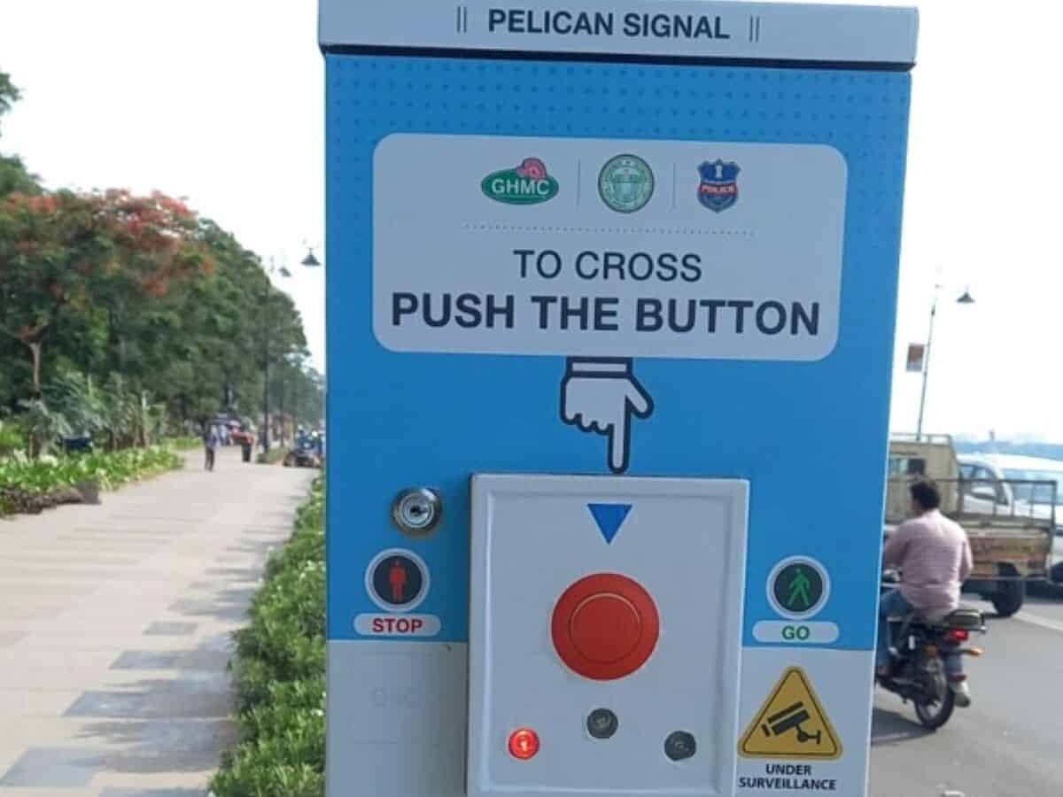 Pelican signal system in Hyderabad