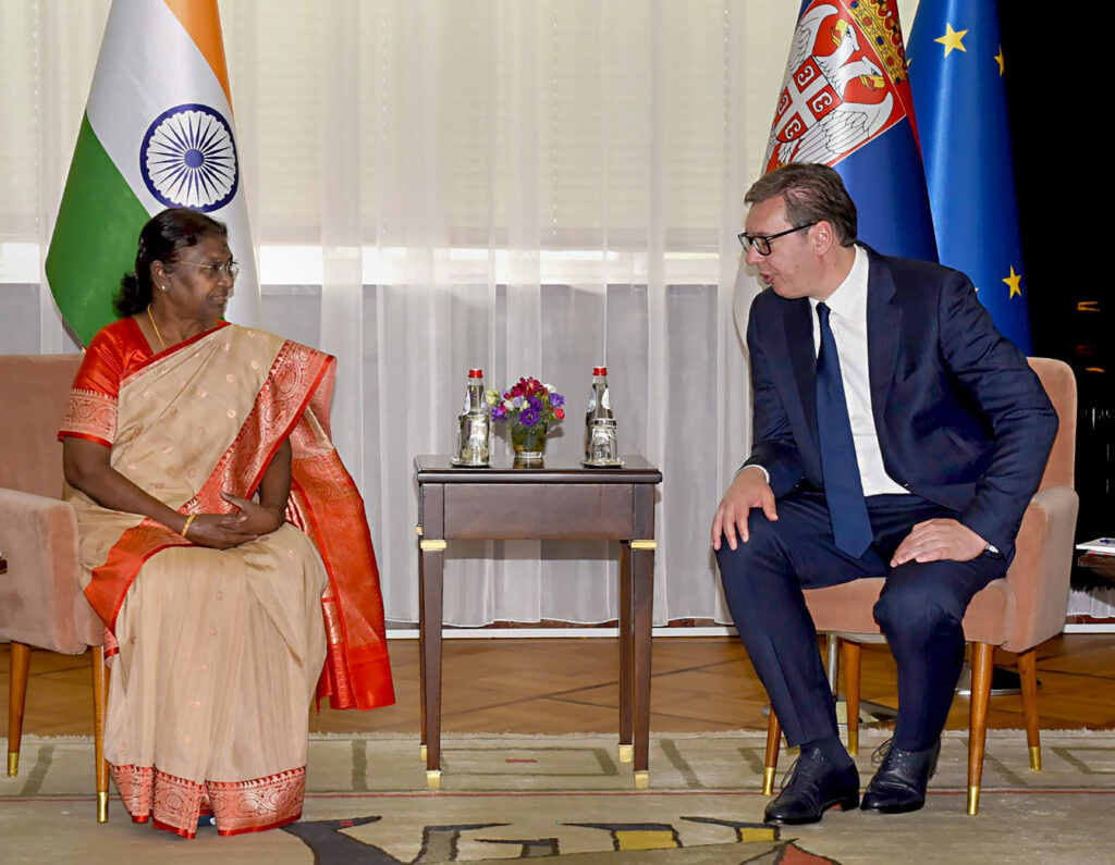 President Murmu in Serbia
