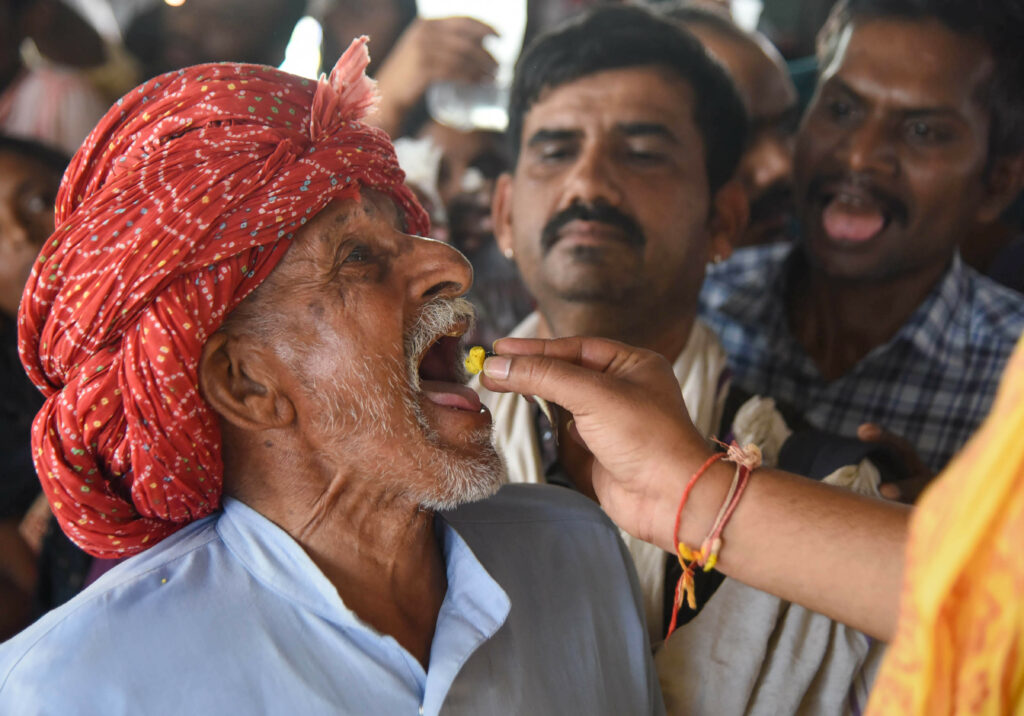 Fish prasadam back after three years