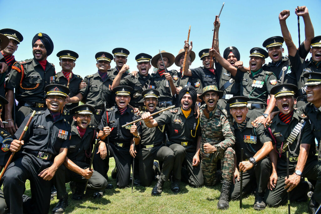 Passing out parade at Indian Military Academy