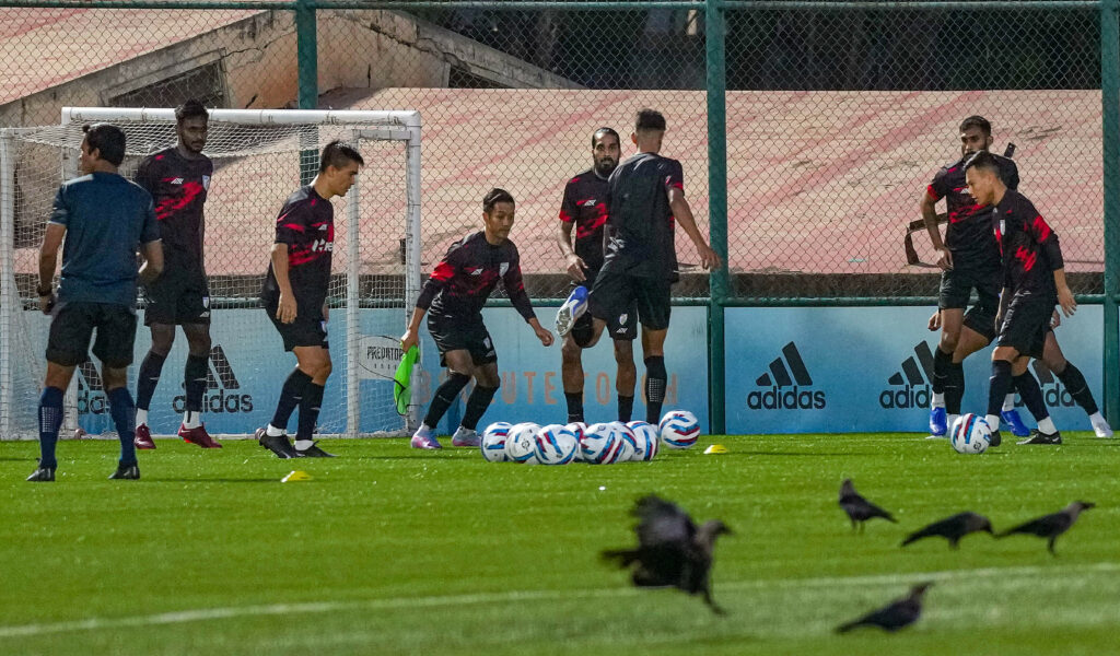 Indian Football team's training session in Bengaluru