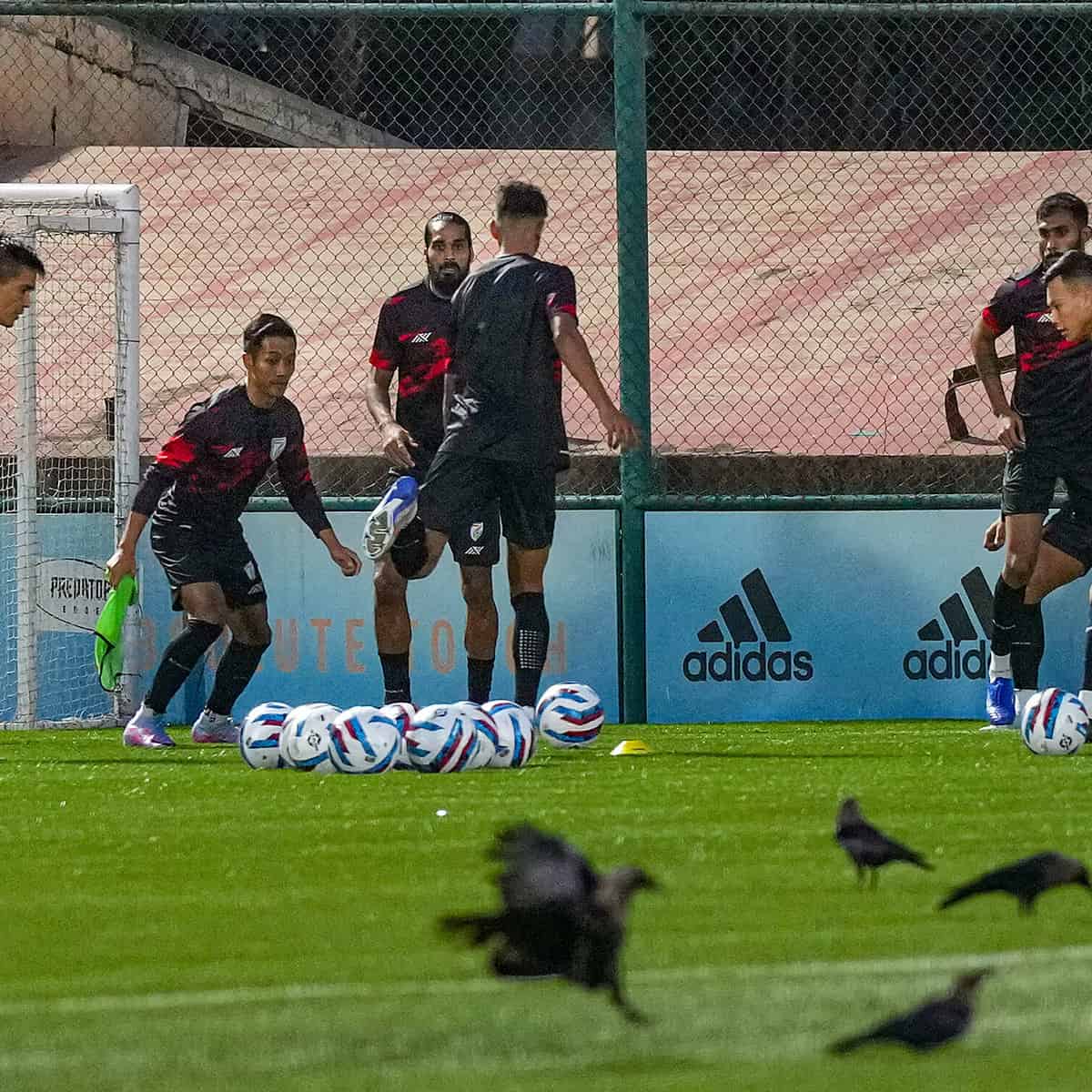 Indian Football team's training session in Bengaluru