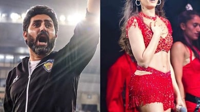 Watch: Abhishek Bachchan grooves to 'Kajra Re' with Nora Fatehi