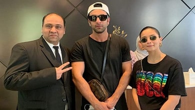 Alia Bhatt, Ranbir Kapoor goes for shopping in Dubai, pose with fan