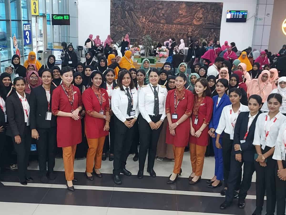 Air India operates India's first allwomen Haj flight to Jeddah