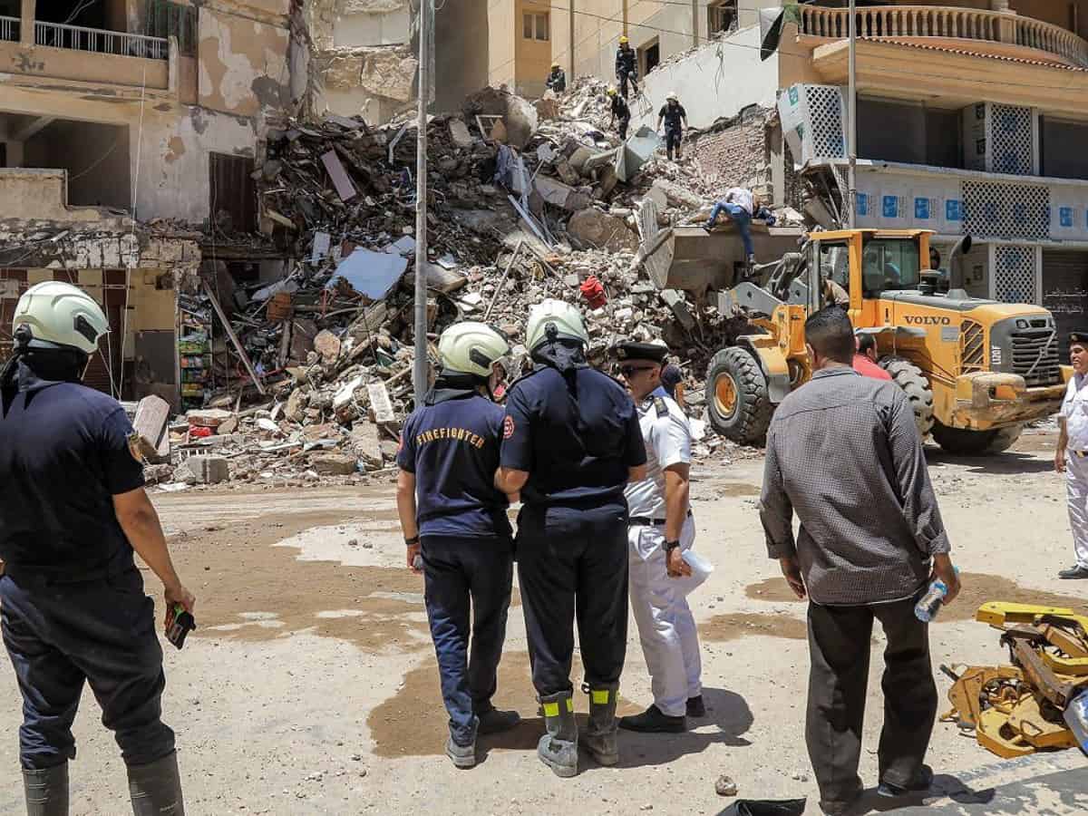 Child among four killed in Egyptian building collapse