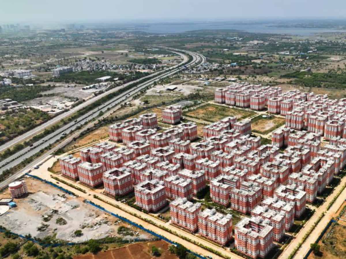 2BHK Kollur housing colony on Hyderabad outskirts inaugurated by KCR
