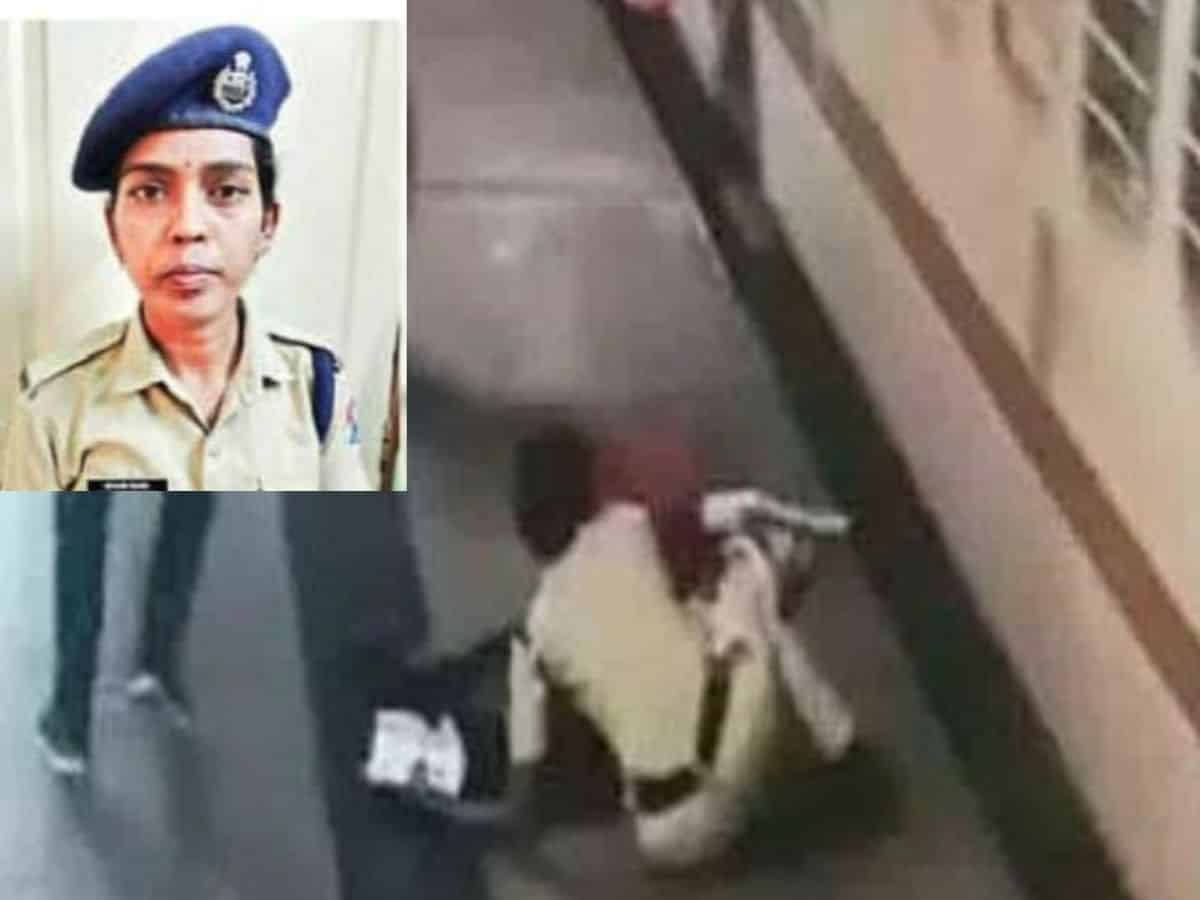 Video: RPF constable saves women from falling under moving train