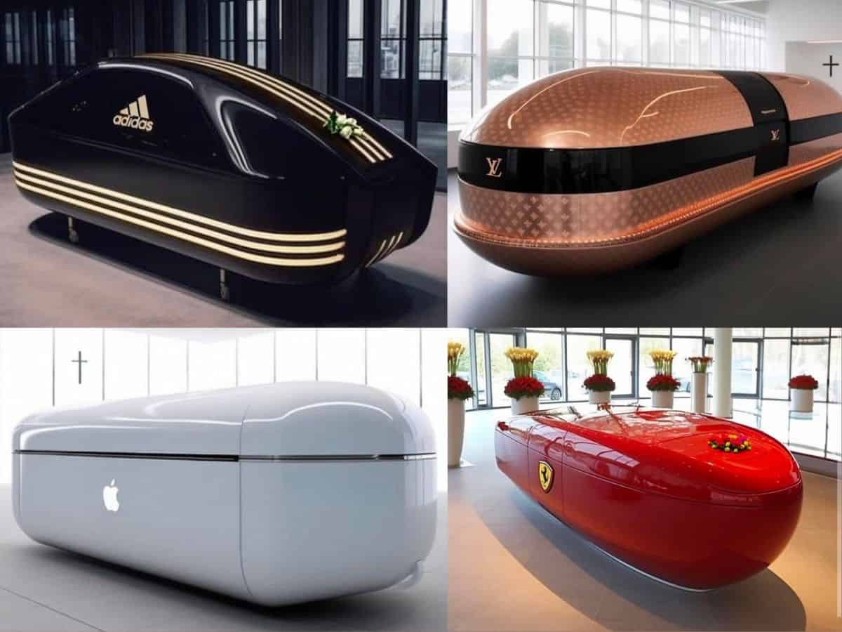 Rest in Style: AI artist creates hypothetical luxury coffins made by brands