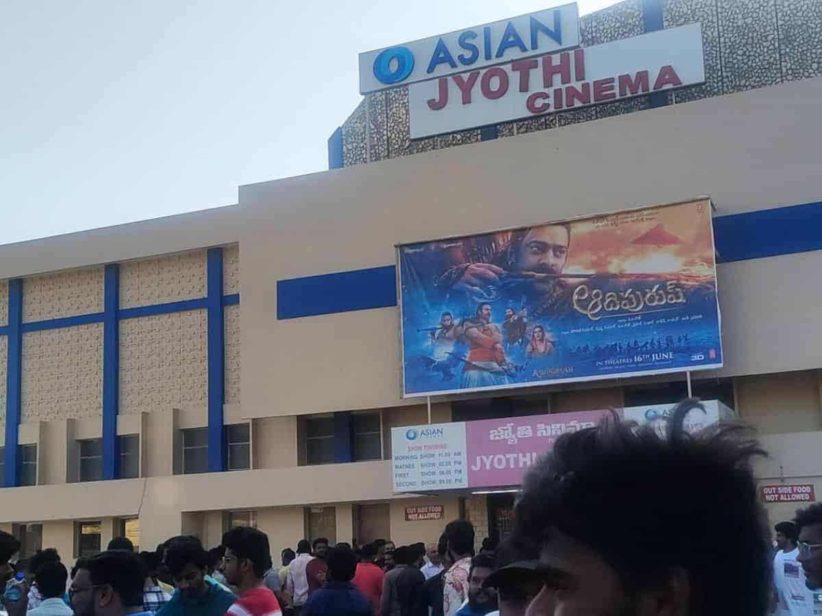 Hyderabad: Adipurush fans smash theatre property after screening delayed by 40 mins