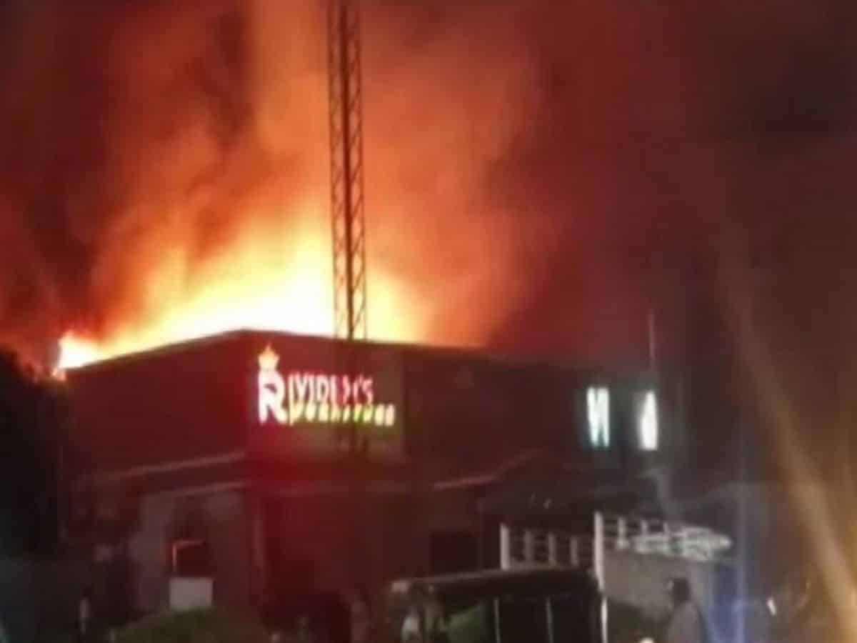 Hyderabad: Fire breaks out at furniture warehouse in Vanasthalipuram