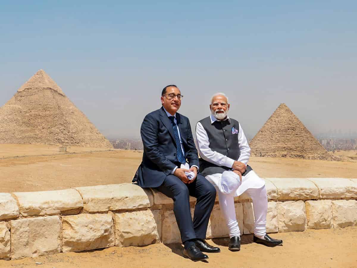 PM Modi tours Egypt's iconic Pyramids built by ancient Pharaoh's