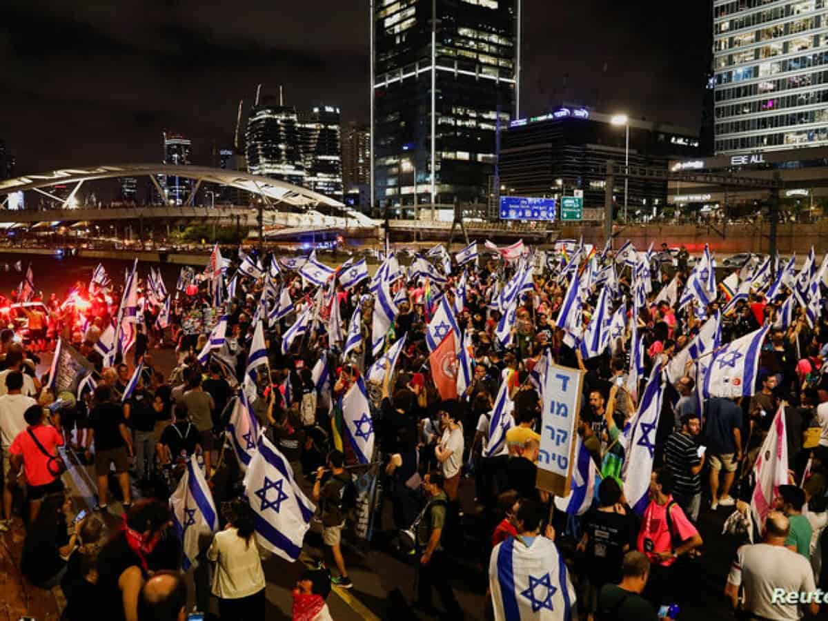 Israelis protest against judicial overhaul for 22nd week