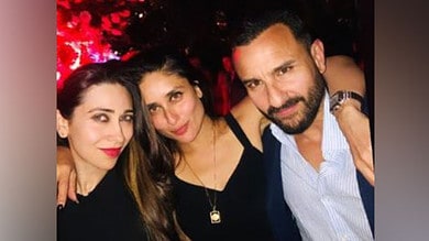 Kareena, Saif step out for family dinner with Karisma Kapoor, pics go viral