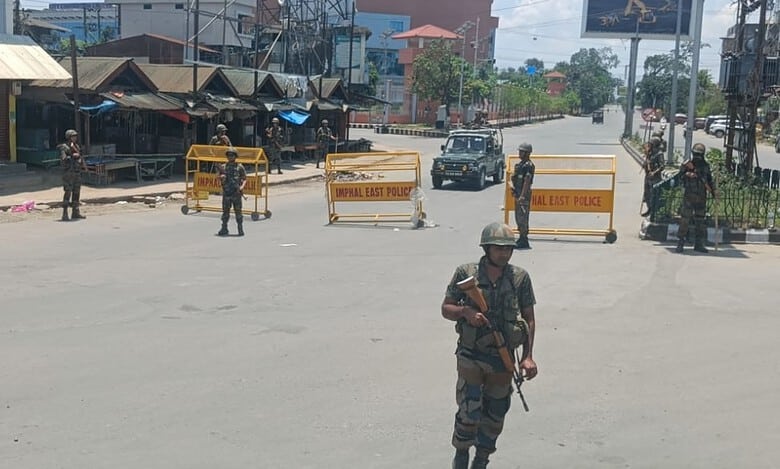 Exchange of firing between unknown gunmen and Assam Rifles in Manipur