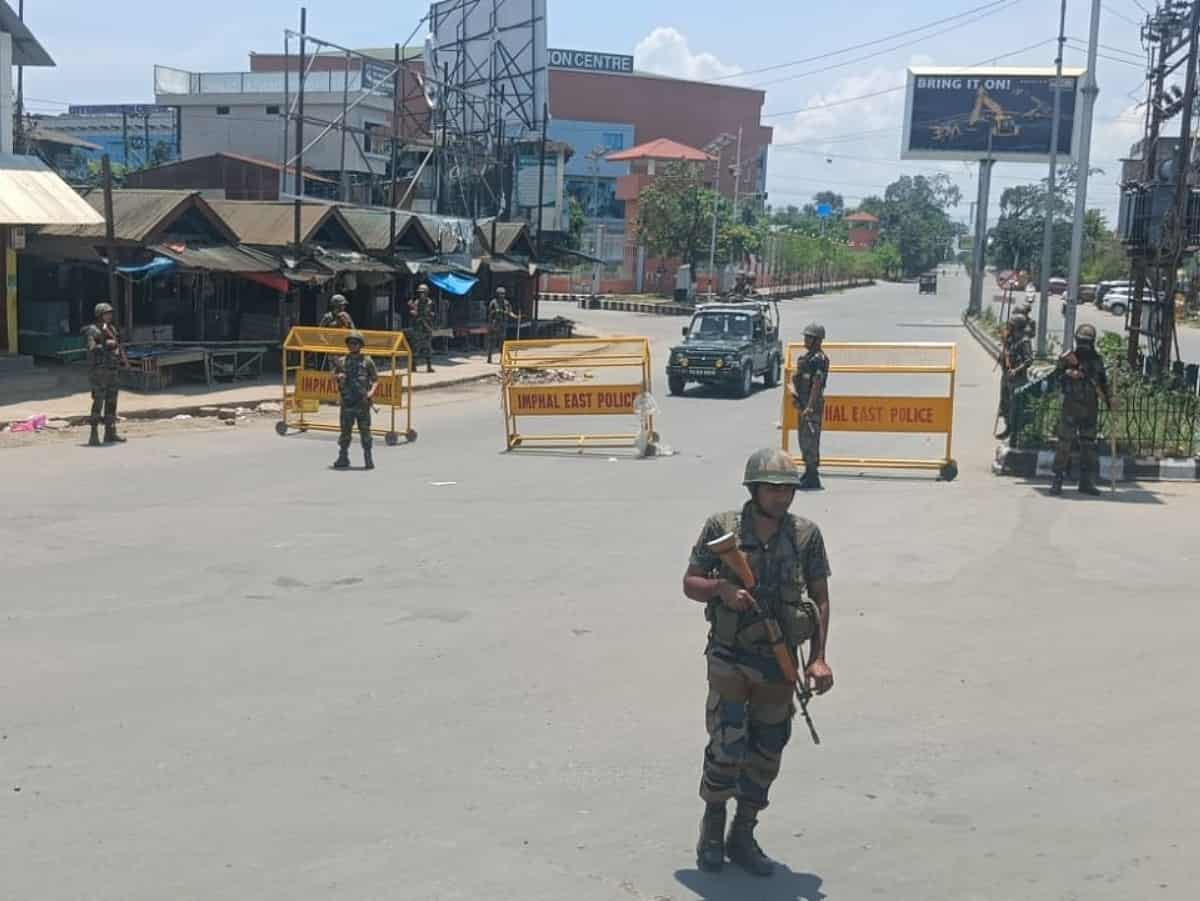 Exchange of firing between unknown gunmen and Assam Rifles in Manipur