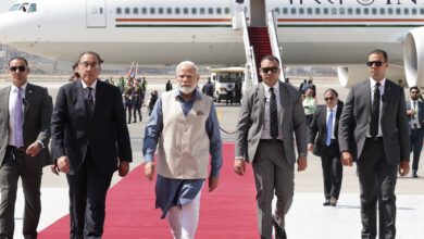 PM Narendra Modi arrives in Egypt on two-day state visit