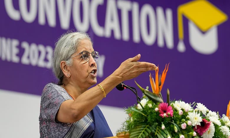 Telangana ‘debt-ridden’ under KCR, alleges Nirmala Sitharaman