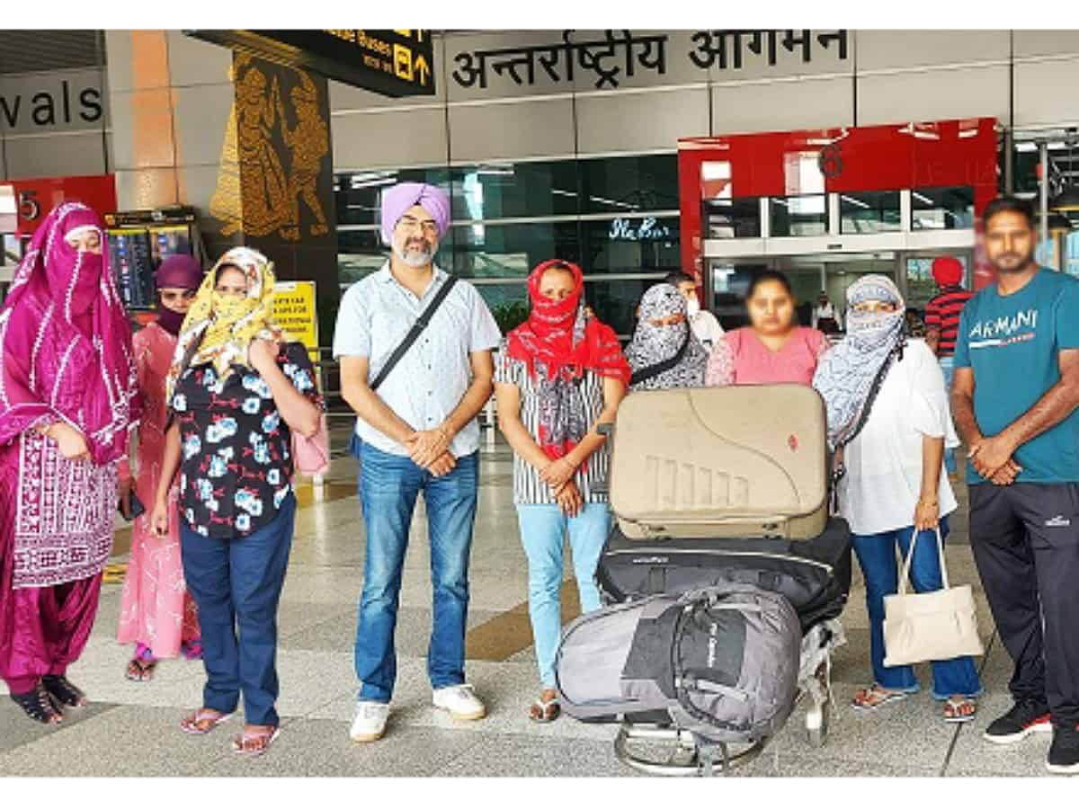 Seven more Punjabi women stranded in Oman rescued
