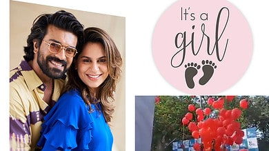 Watch: Fans flock to Apollo Hospital on Ram Charan, Upasana's baby girl's arrival