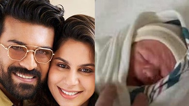 FIRST pic of Ram Charan, Upasana's baby girl leaked? Check here