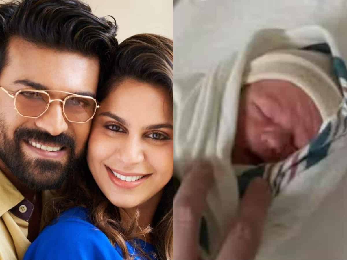 FIRST pic of Ram Charan, Upasana's baby girl leaked? Check here