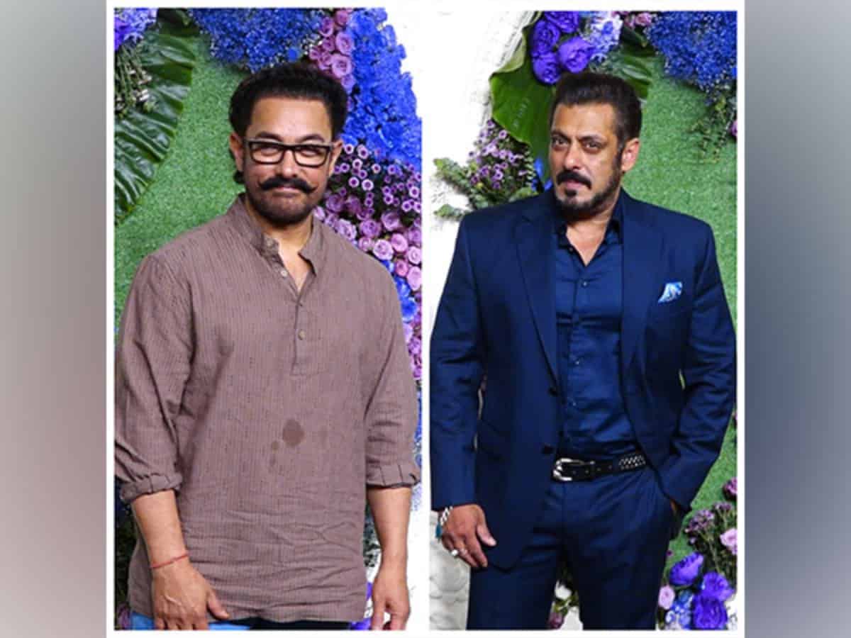 Salman Khan, Aamir Khan attend wedding reception of Karan Deol, Drisha Acharya