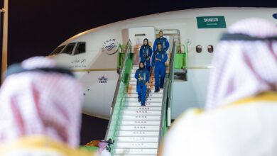 Saudi astronauts return to kingdom after successful mission to ISS