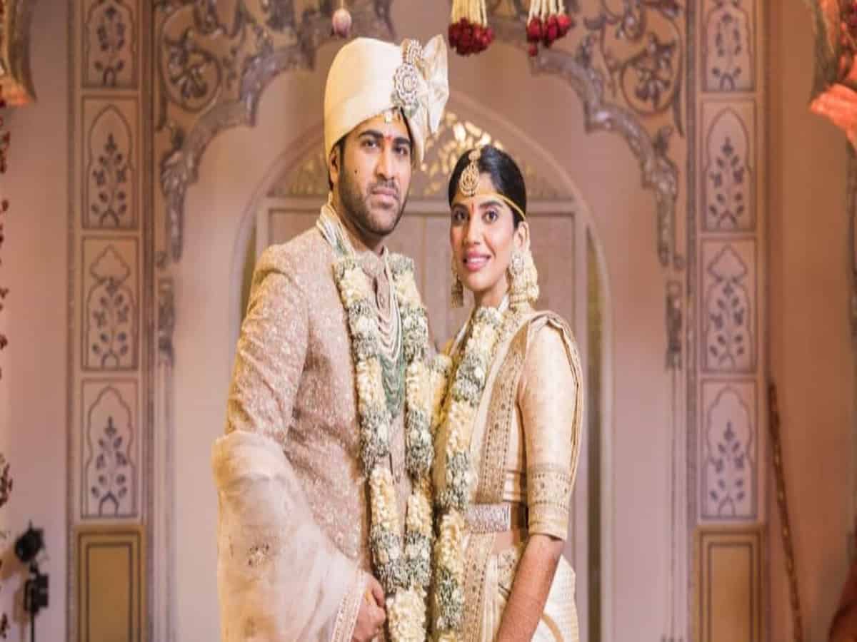 Sharwanand gets married in Jaipur, reception in Hyderabad