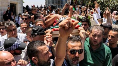 Palestinians injured in Israeli attack after funeral of slain toddler