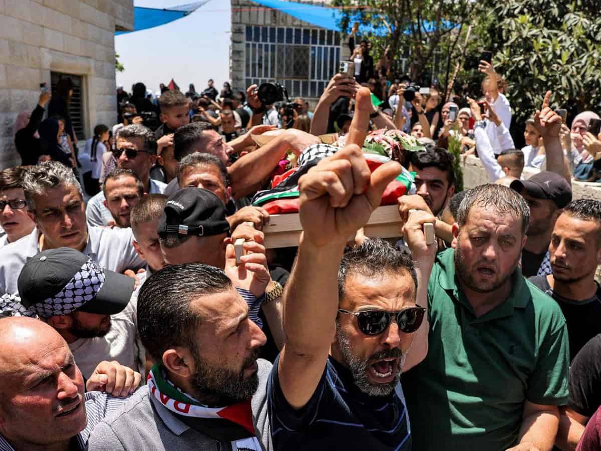 Palestinians injured in Israeli attack after funeral of slain toddler