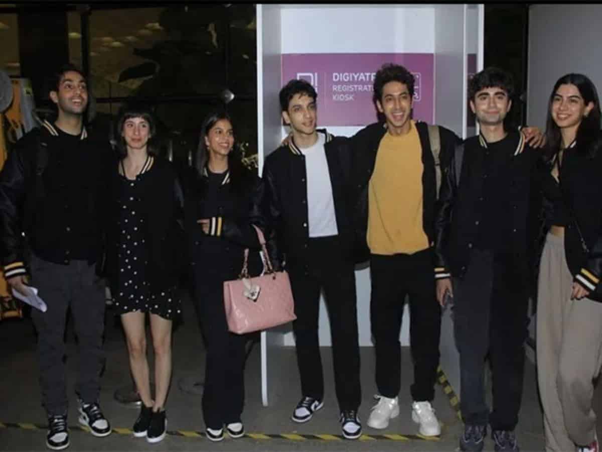 'The Archies': Suhana Khan, Khushi Kapoor, were all smiles as they headed to Brazil