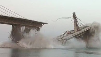 Under-construction bridge on Ganga collapses