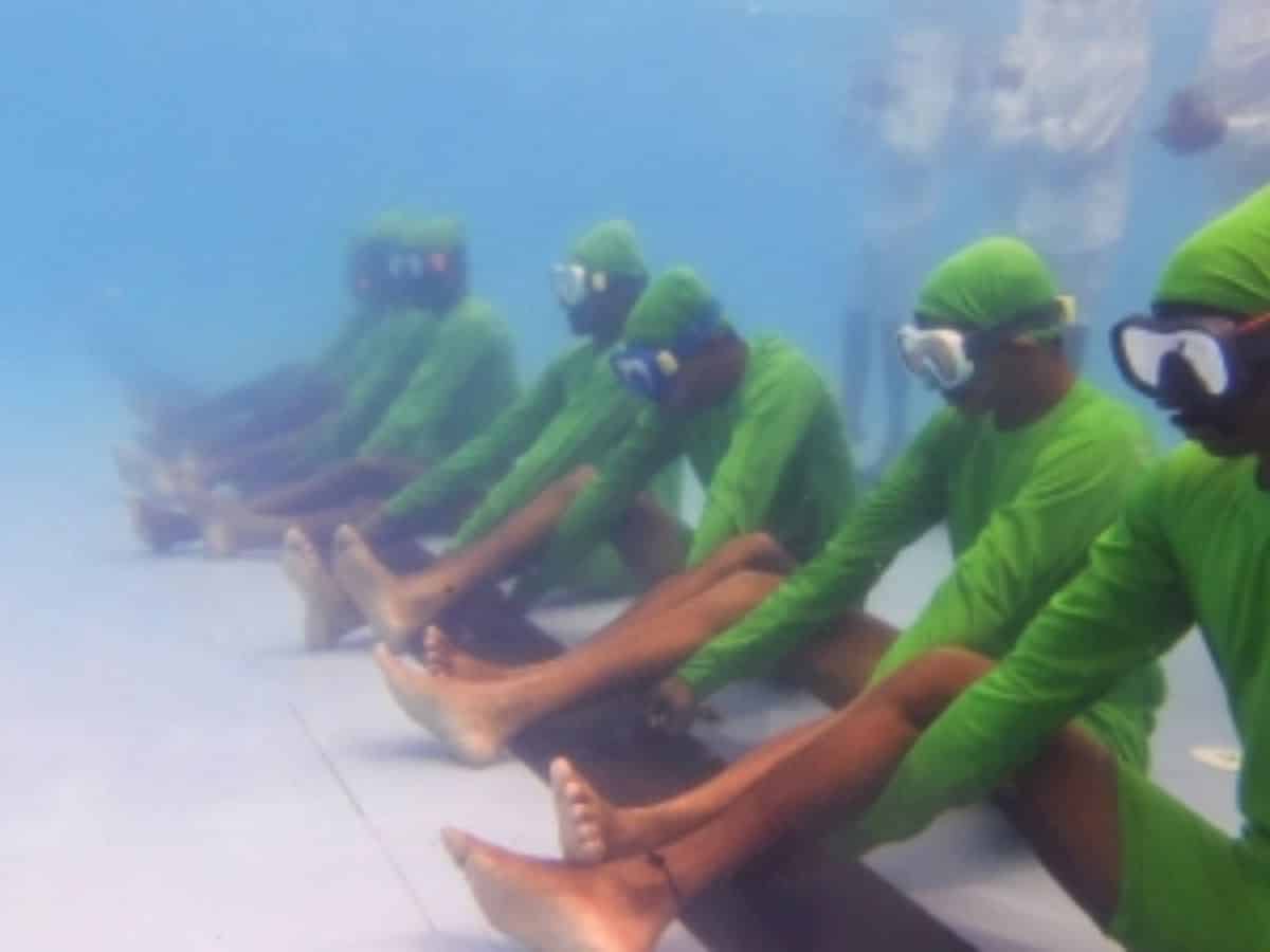 Underwater Yoga