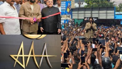 AAA Cinemas: Allu Arjun's arrival sends Ameerpet into a frenzy