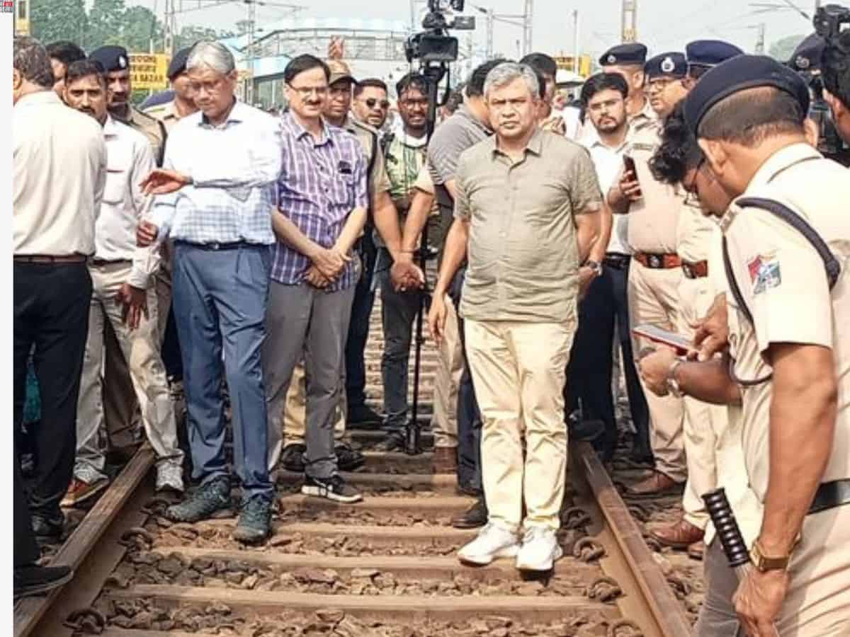 Odisha train tragedy: Union Railway Min Vaishnaw reaches spot