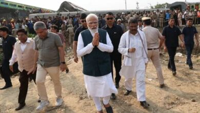 Odisha train accident: PM inspects train accident site; meets victims