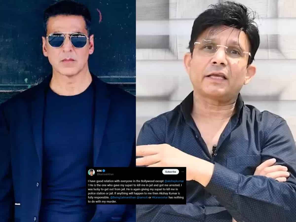 KRK claims Akshay Kumar is planning to 'kill' him