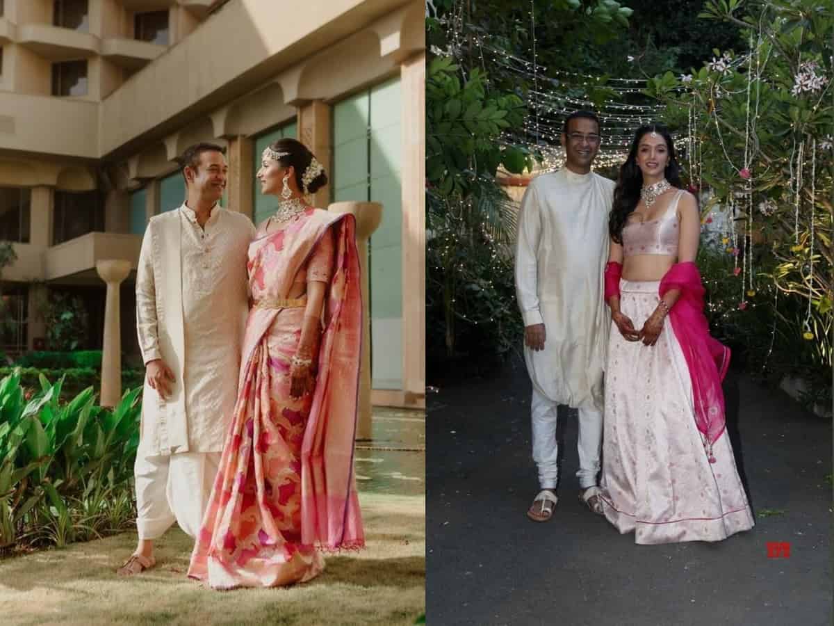 Film producer Madhu Mantena and author and yoga teacher Ira Trivedi officially tied the knot on Sunday night