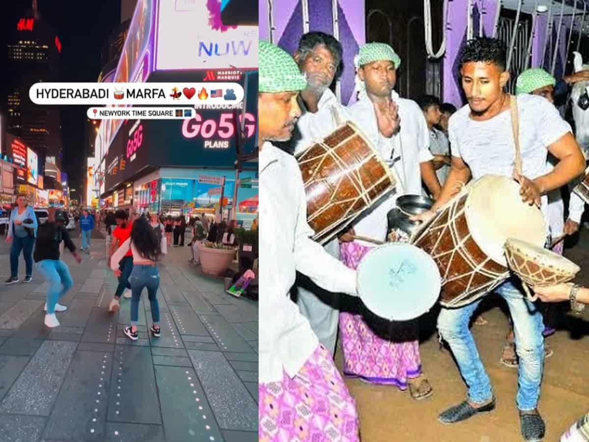 Watch: Hyderabadi Marfa takes New York Times Square by storm