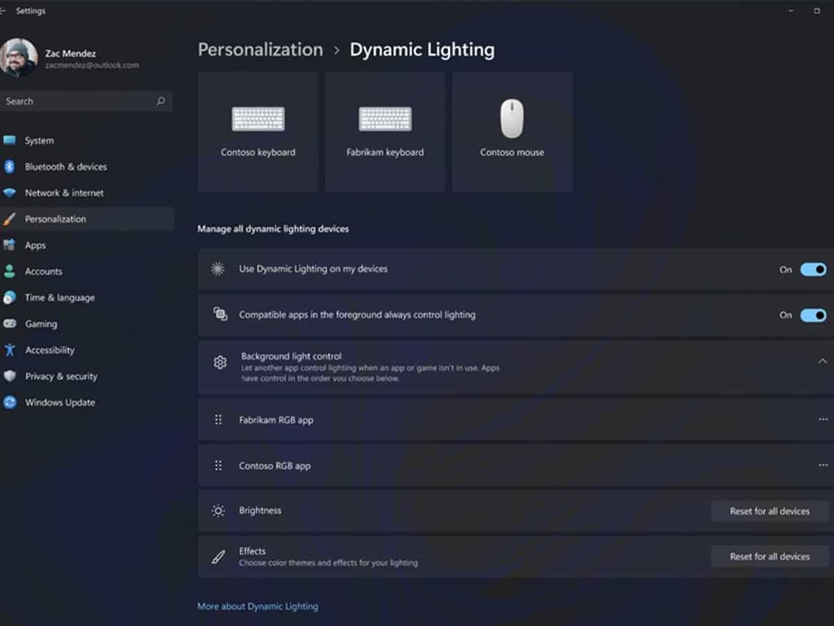 Microsoft tests Dynamic Lighting feature, new File Explorer UI for Windows 11